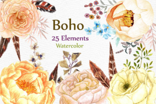 Authentic Hand-Painted Florals for Boho Wedding Designs
