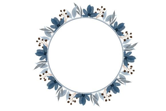 Elegant Blur Floral Frames for Wedding Cards & Illustrations