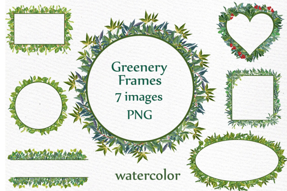 Elegant Botanical Design: Hand-Painted Fern Clipart
