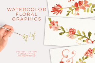 Elegant Floral Watercolor Clipart for Wedding Designs