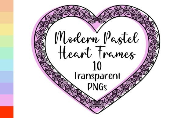 Softening Your Design Projects with Modern Pastel Heart PNGs