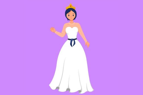 Wedding Girl Character Illustration: A Designer's Guide
