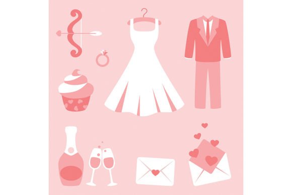Wedding Icon Sticker: The Complete Design Asset for Your Projects